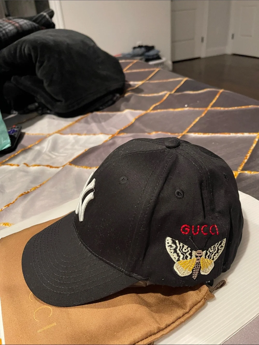 New York Yankees Black Baseball Cap with White Logo